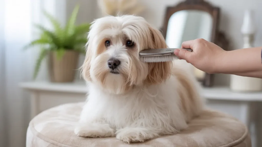 havanese dog grooming fluffy white indoor 40731